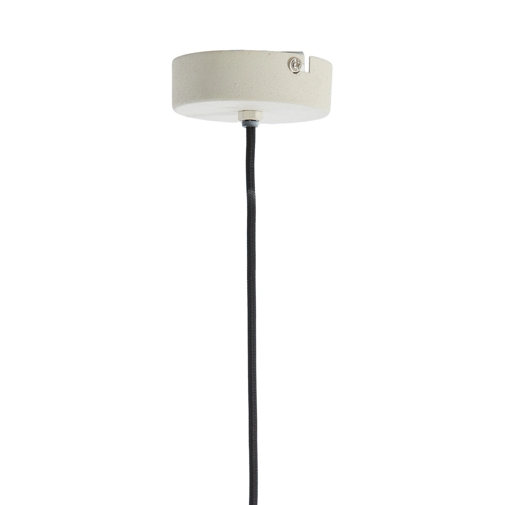 Japandi-Pendellampe Alameda weißer Ø 36cm Light & Living 8717807778774
