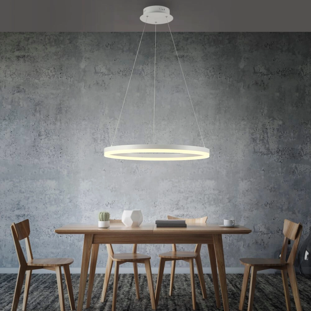 Moderne Hängelampe Titus Ø 60cm weiß Paul Neuhaus 4012248365366