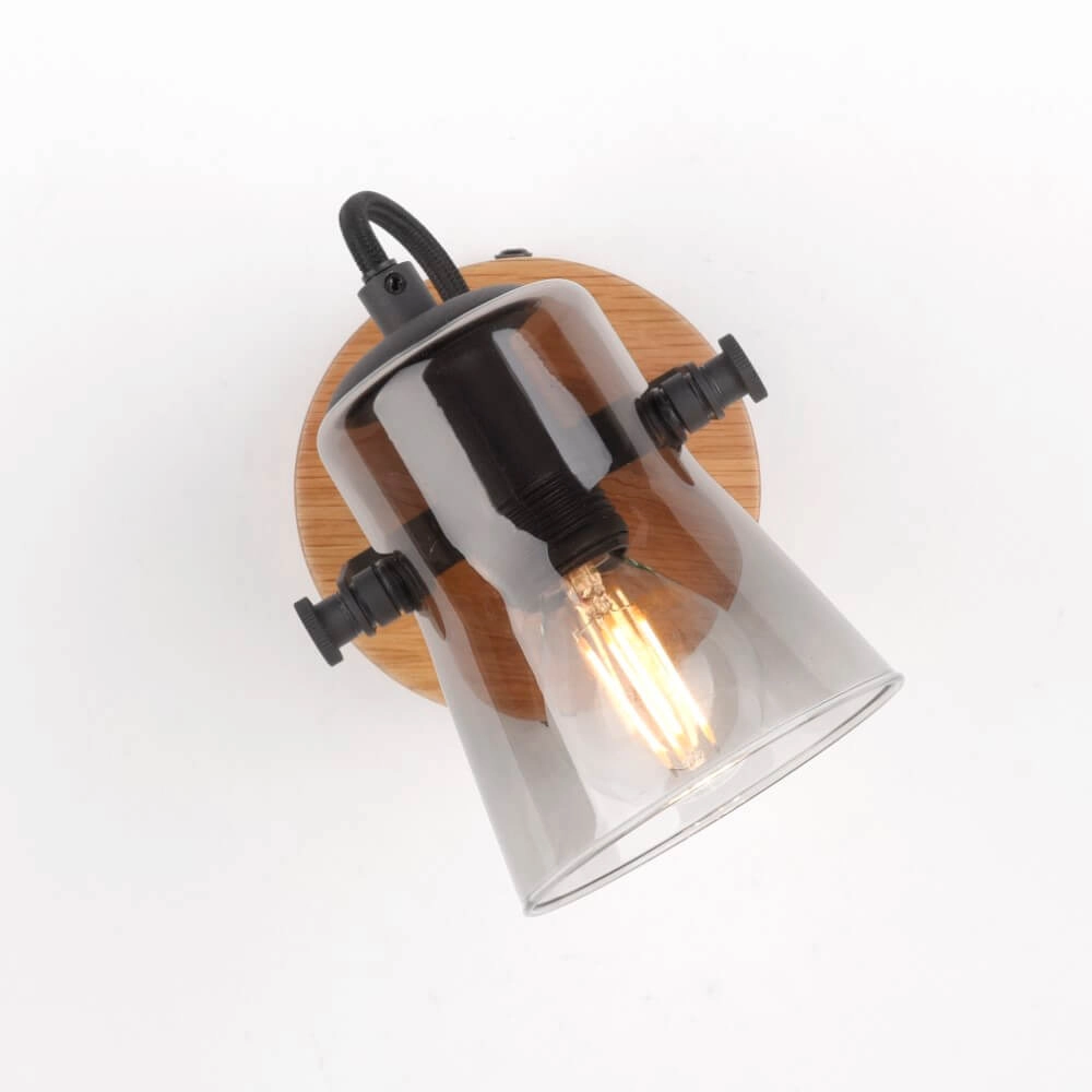Wandleuchte Green Langstrom Holz Just Light 4043689994860