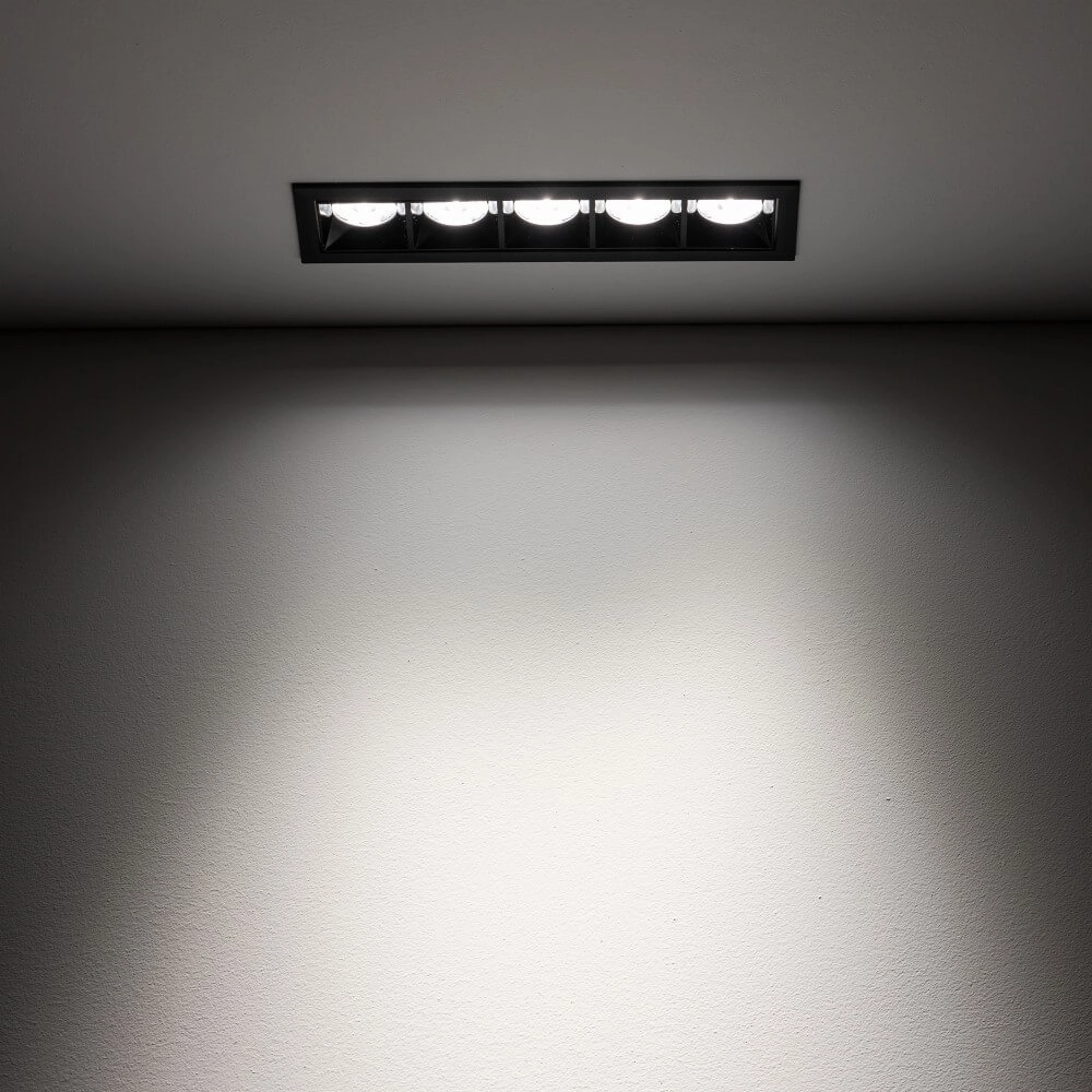 Weißer Einbaustrahler Midi Led 5x1 LEDs - 4000K Lyora 5903139100434
