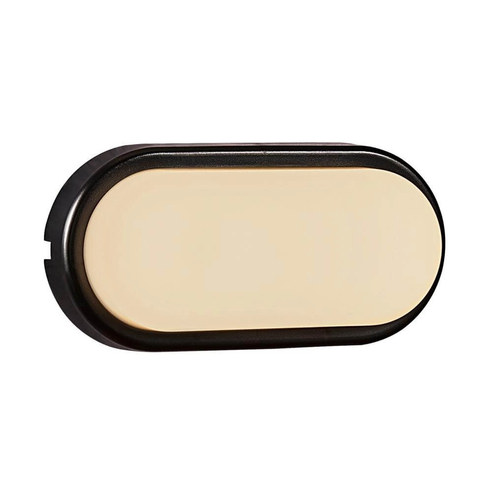 Schwarze Wandleuchte Cuba Outdoor Oval