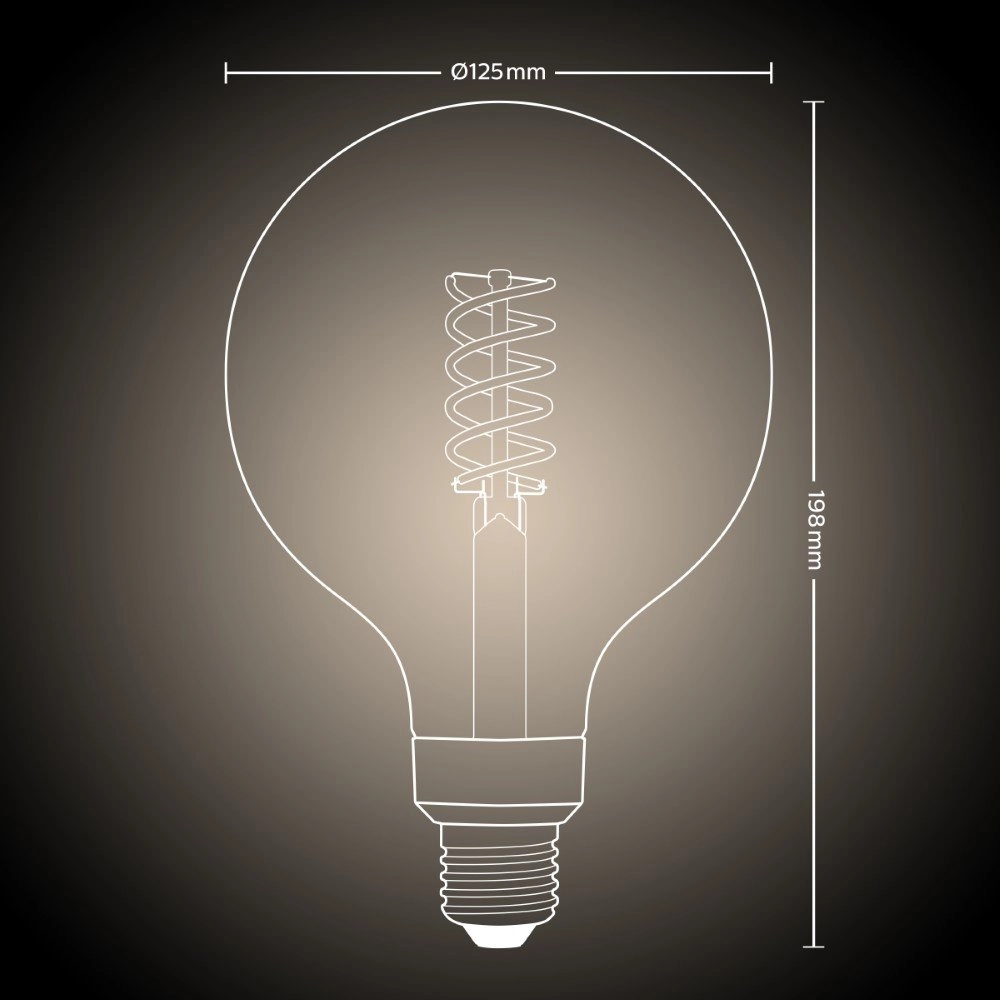 Lichtquelle Hue - E27 - 7W - White 12,5 cm breit Philips 8719514343023
