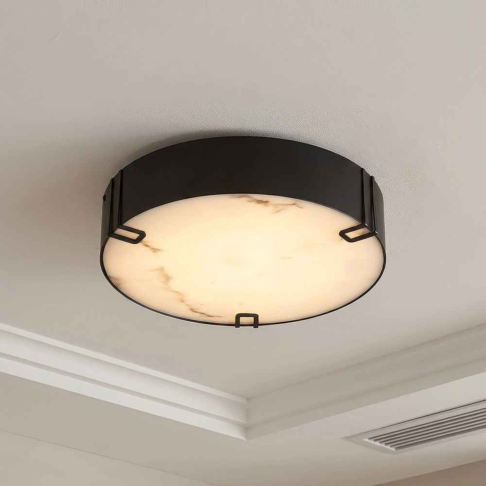 Design-Deckenlicht Marmo schwarze Ø 35 cm Searchlight 5,05342E+12