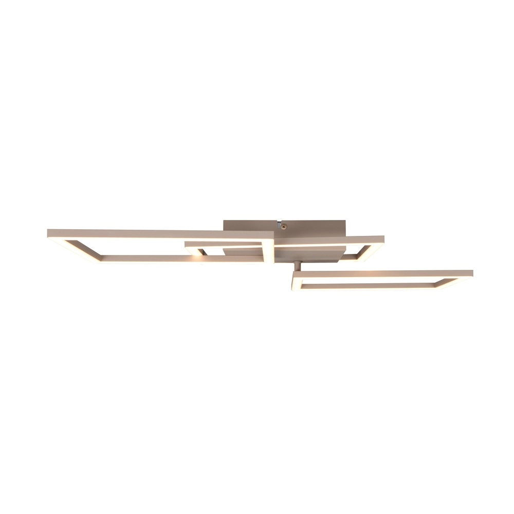 Moderne Deckenlampe Trail 74,5 cm sandbraun Trio 4017807714180