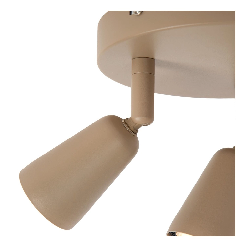 Deckenscheinwerfer Tiana 3-Licht Taupe Lucide 5411212650412