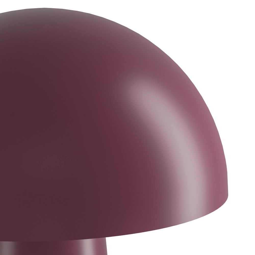 Tischlampe Bufalara Burgunderrot