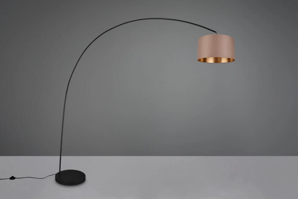 Bogenlampe Mansur Schwarz Trio 4017807574524