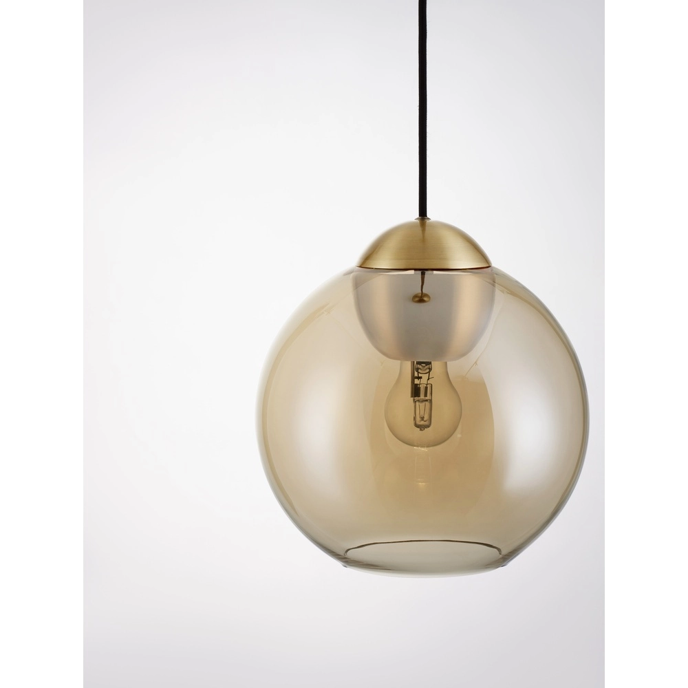 Design-Pendelleuchte Midori Braunes Glas Lyora 5212017434241