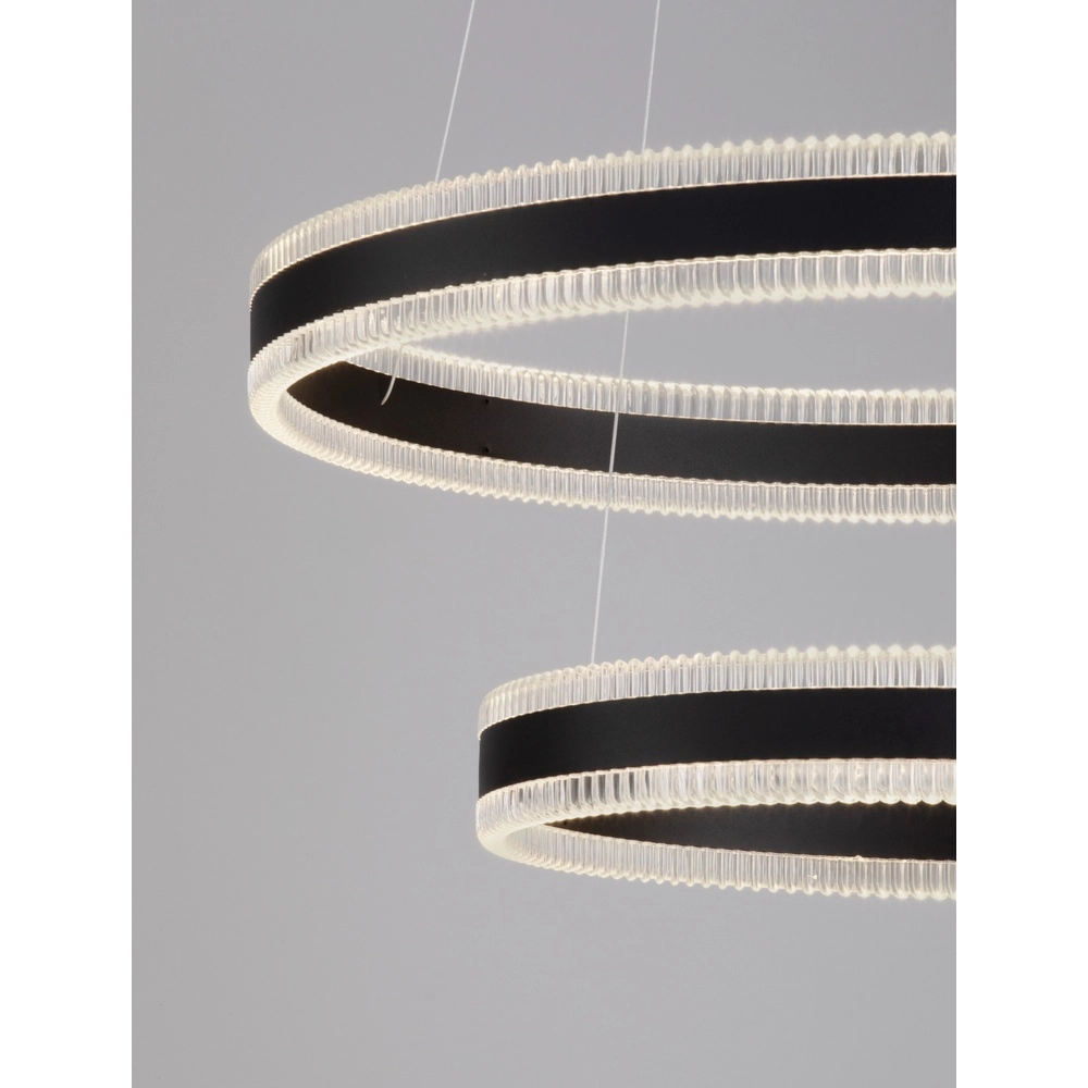 Design-Pendelleuchte Alaro Schwarzes Doppelzimmer Lyora 5212017459633