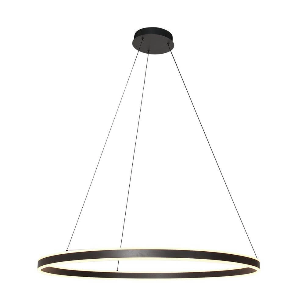 Design-Pendelleuchte Ringlux schwarz Ø 100cm Steinhauer 8712746171686