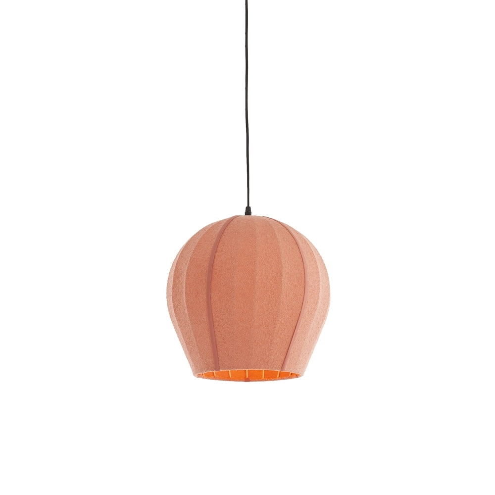 Bouclé-Pendellampe Zagori Ø 35 cm – Koralle Light & Living 8717807793050