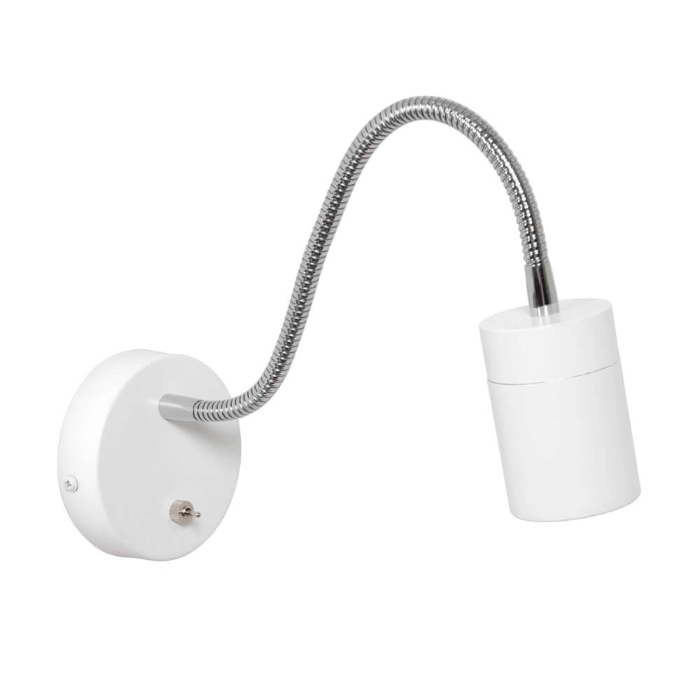 Nachttischlampe flexibel Upround Weiß