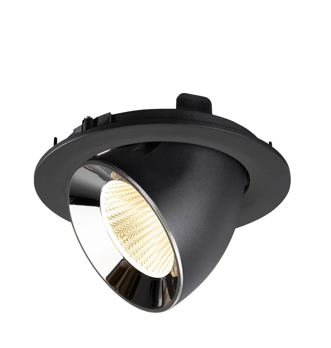 Einbau-Strahler Numinos Gimble L schwarz/chrom 3000K - 40gr SLV 4024163310284