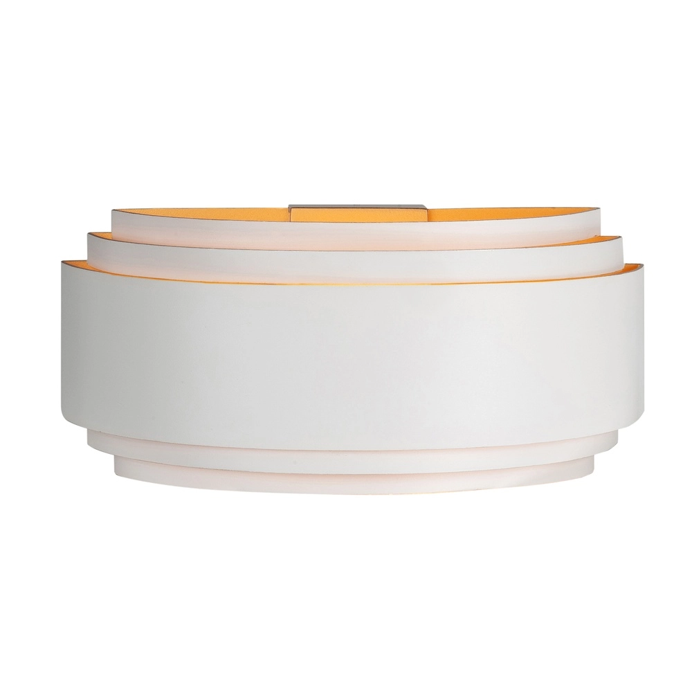 Design-Wandleuchte Sofia Weiß mit Gold Highlight 8718379043116