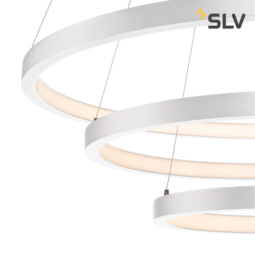 LED Hängelampe One Triple 3-Ringe Ø 80 cm dimmbar weiß SLV 4024163231084