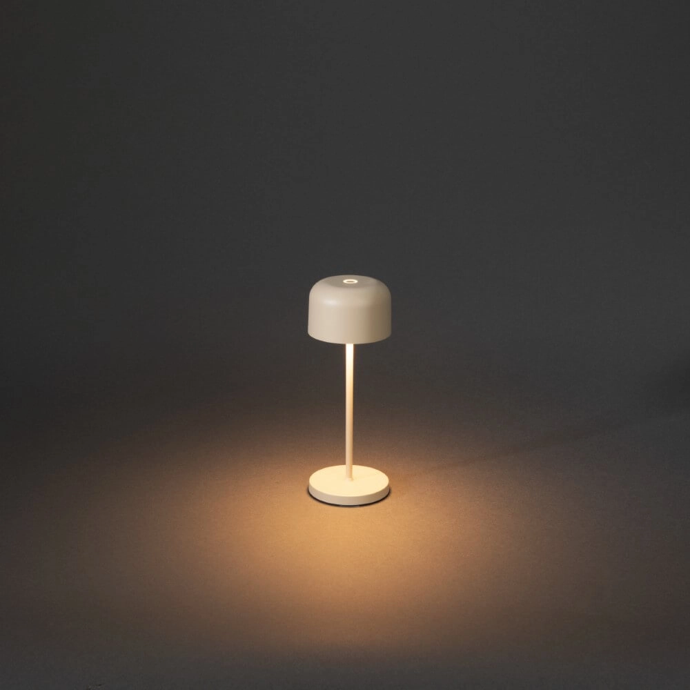 Wiederaufladbare Tischlampe Lille mini Sandfarbe KonstSmide 7318307835335