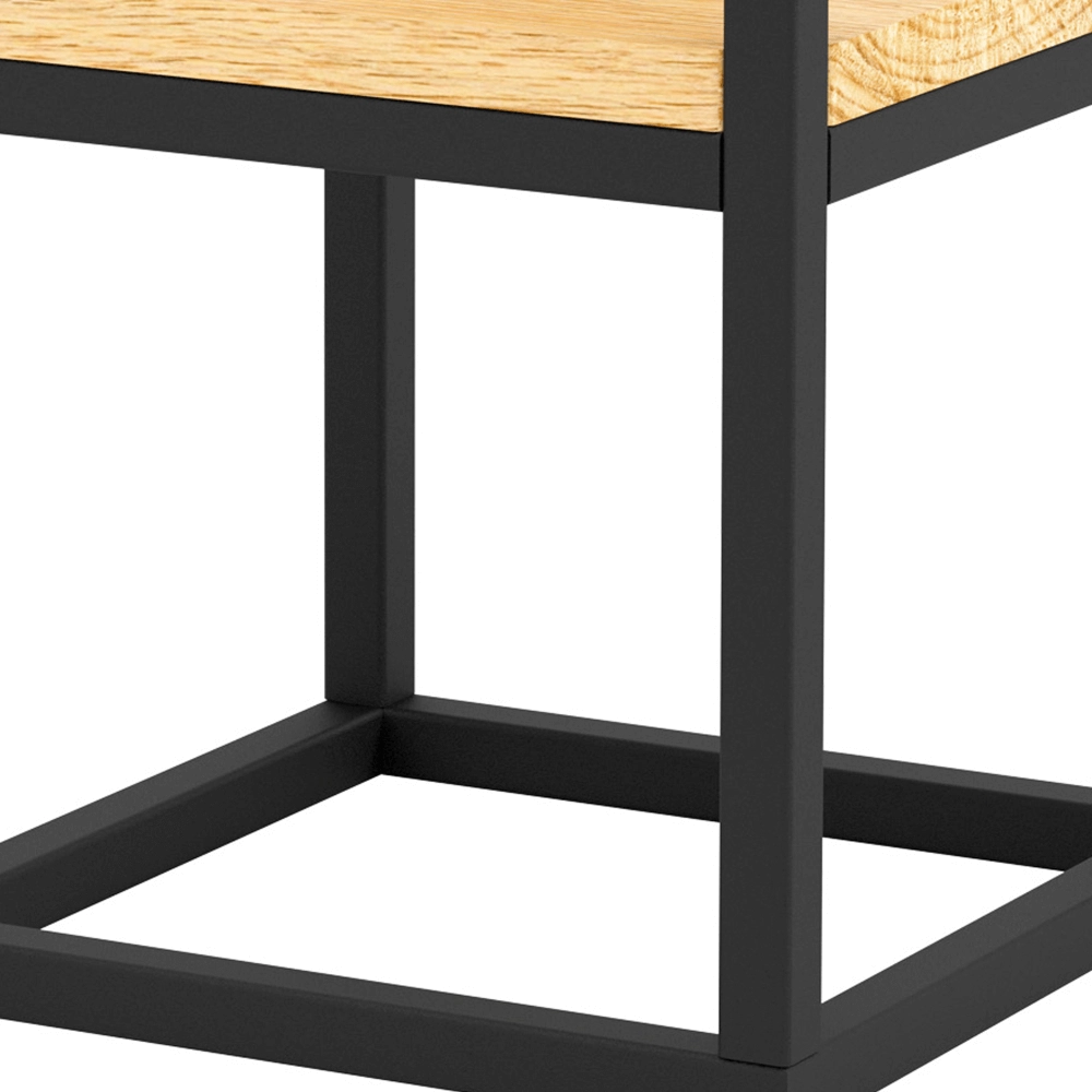 Tischlampe Libertad schwarz mit Holz Eglo 9002759997977