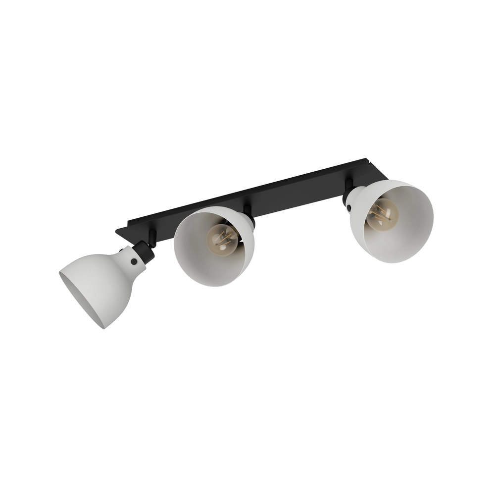Graue Deckenlampe Matlock 3x E27 – Design