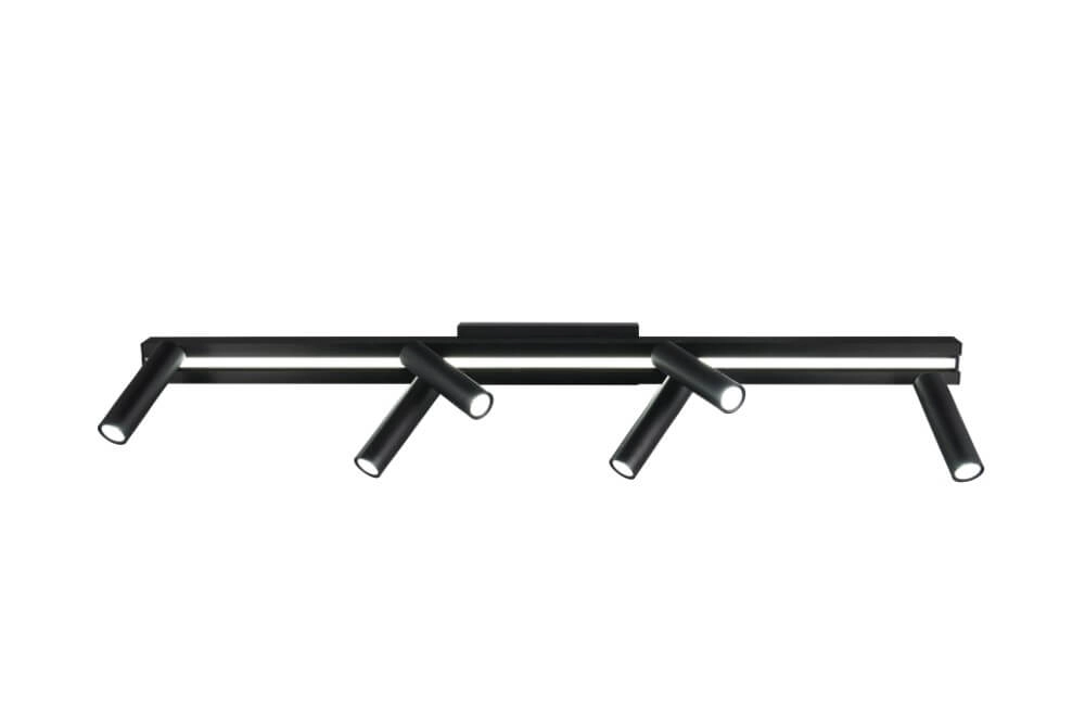 6-flammiger LED-Spot Zeno Schwarz Trio 4017807627312
