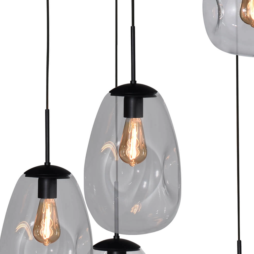 Vide-Hängelampe Lava 5x Klarglas Masterlight 8718121286495