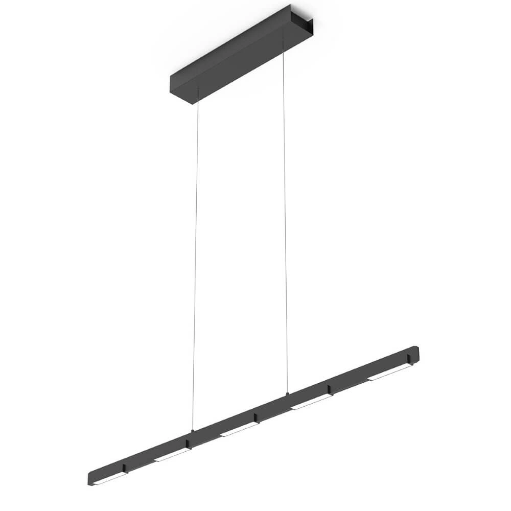 LED-Büro-Hängelampe Bloc Schwarz