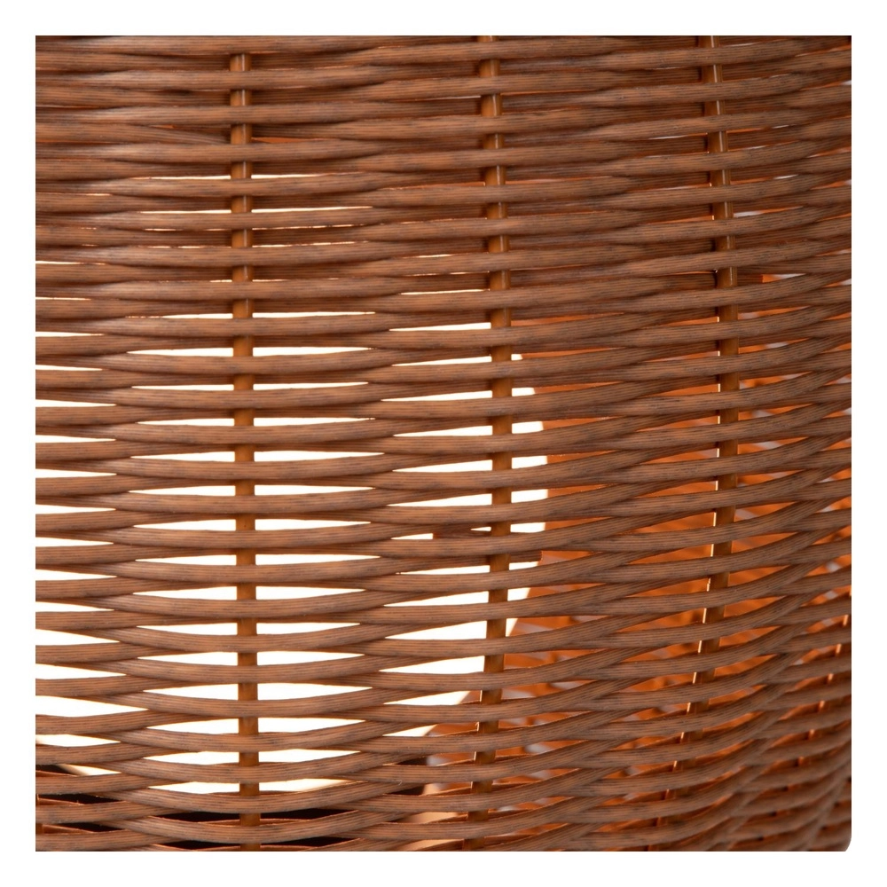 Tischlampe Colin Ip44 Wiederaufladbares Rattan Lucide 5411212031877