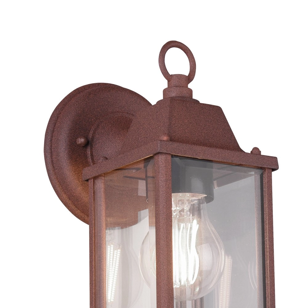 Veranda Beleuchtung Olona 29,5 cm rostbraun Trio 4017807442045