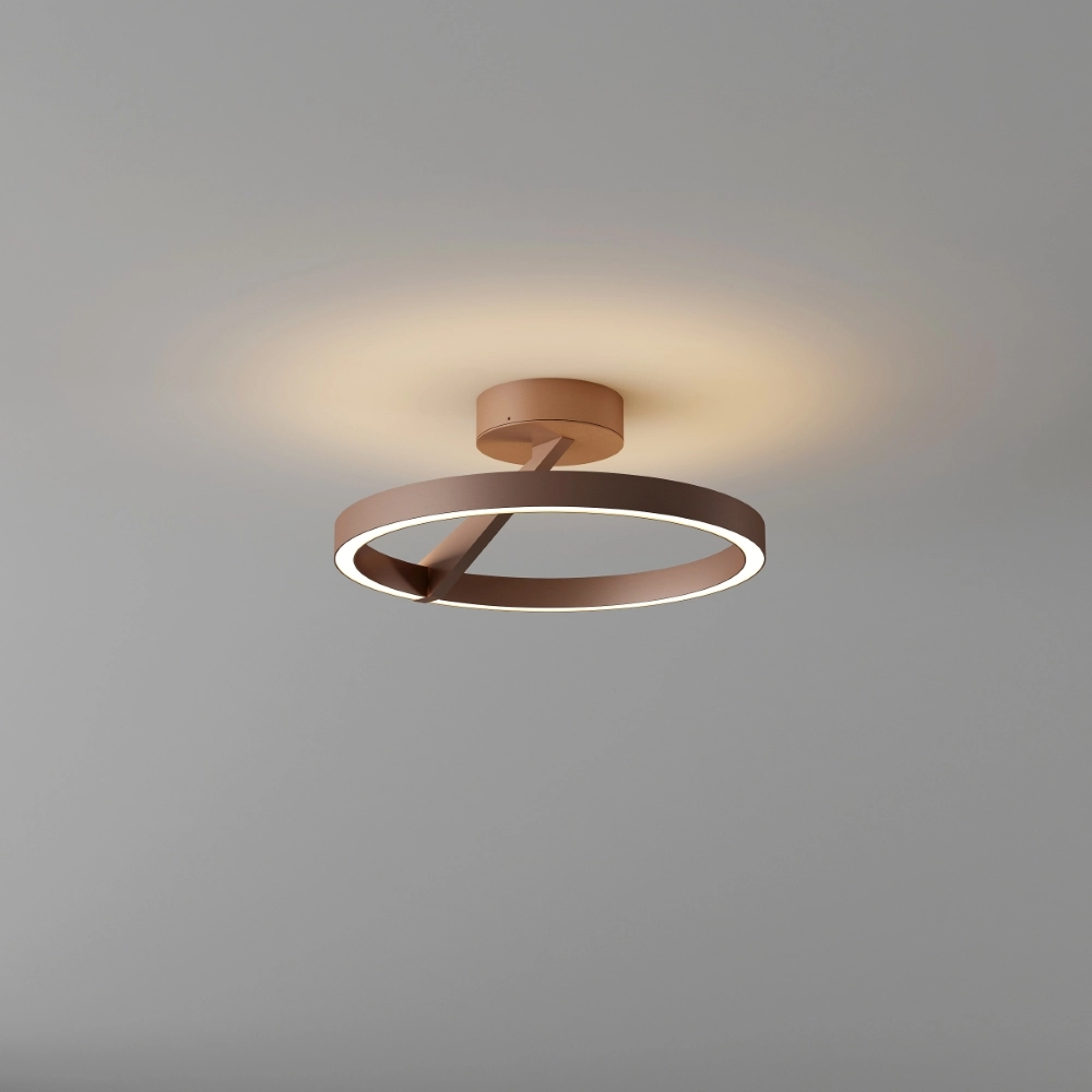 Design-Deckenlampe Oregon Ø 33cm – Gebürsteter Bronze