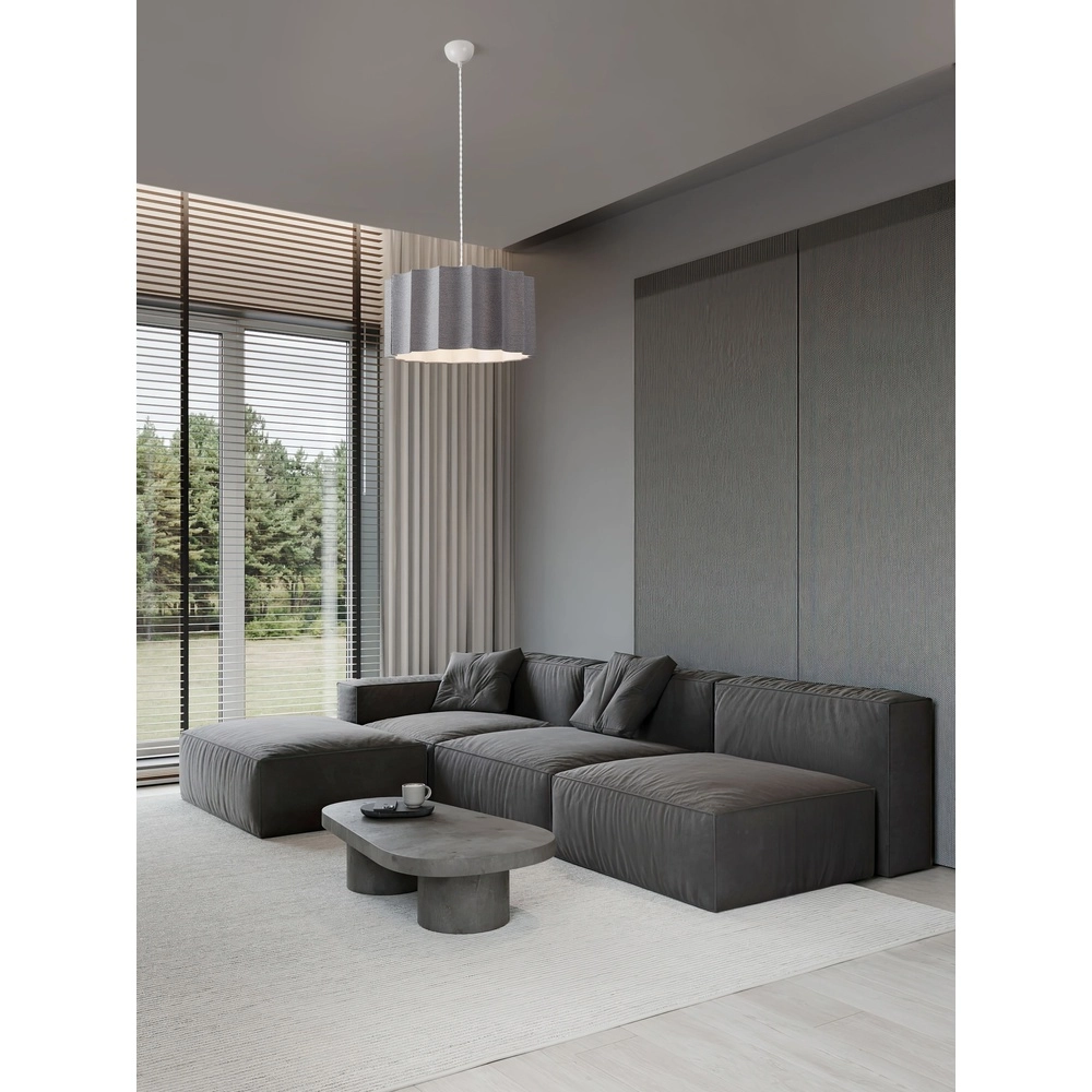 Design-Pendellampe Alve graue Ø 45cm