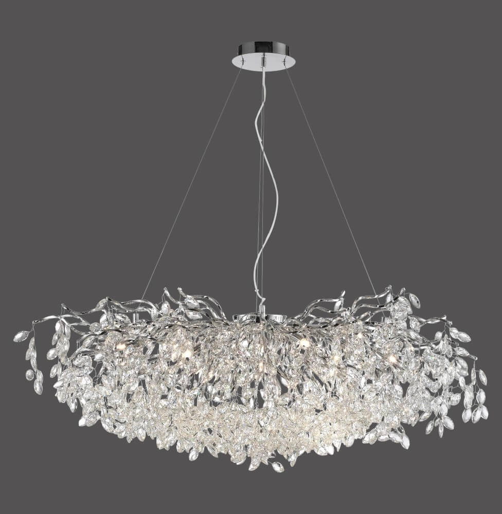 Kronleuchter Ricicle 120 cm Chrom Paul Neuhaus 4012248382080
