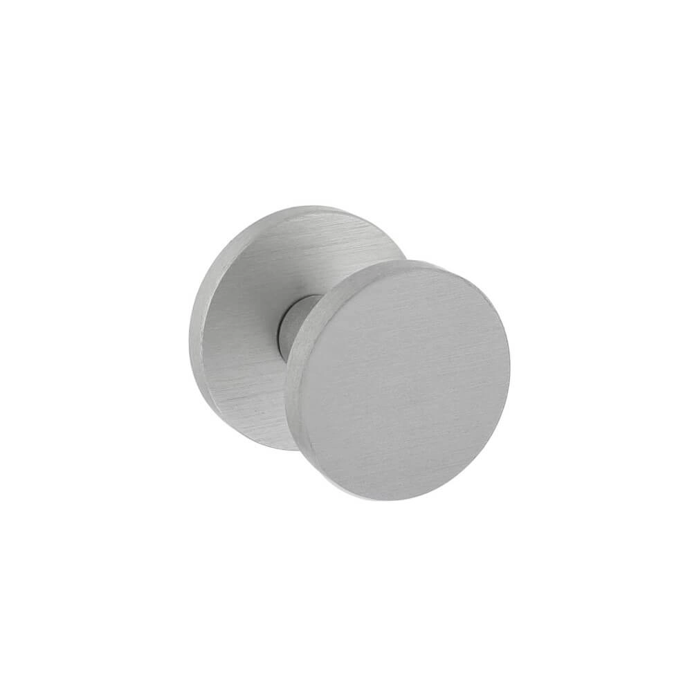 Türknauf vorne Rond Einseitige Montage Aluminium Intersteel 8714186447802