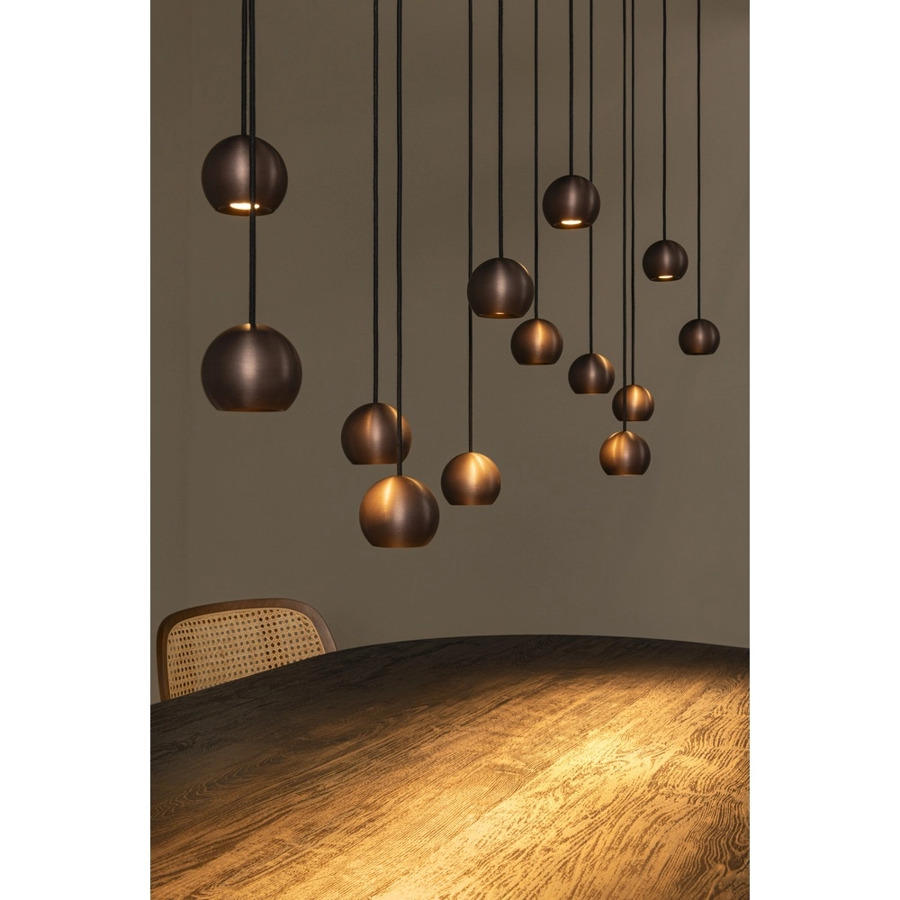 Design-Pendellampe Montana 13-hell Kaffeebraun Premium by Lucide 5411212680150