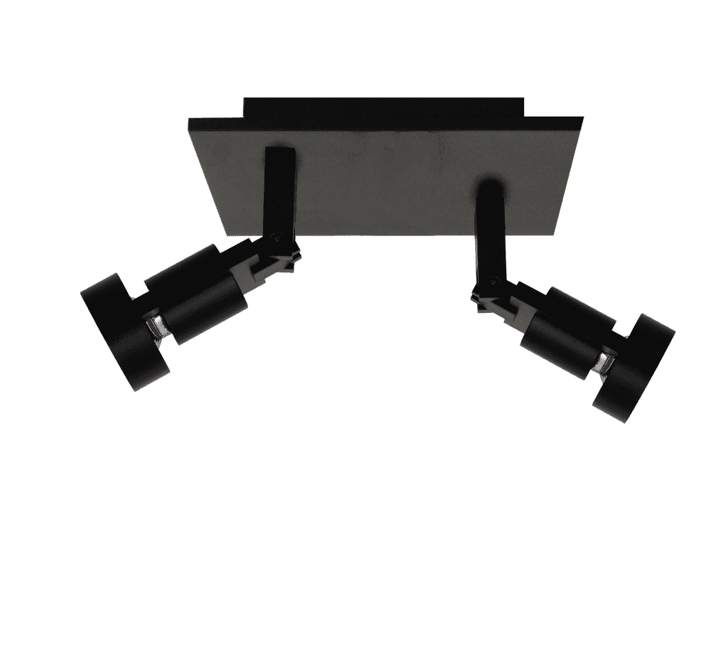 Doppelte Spot Tech II Schwarz