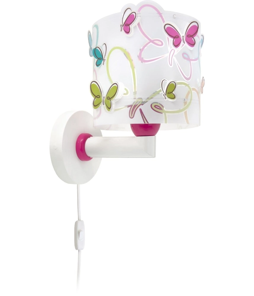 Wandleuchte mit Schmetterlingen Butterfly