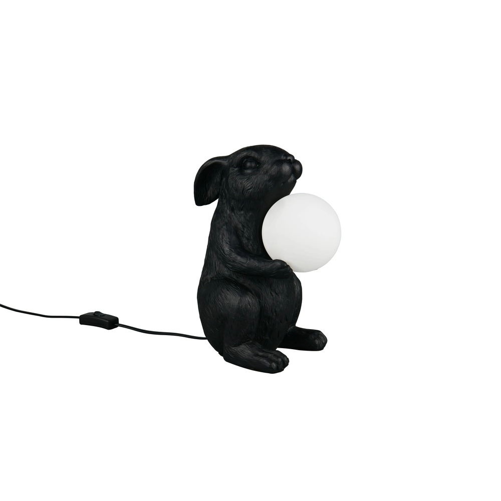Tischlampe Rabbit schwarz Trio 4017807667882