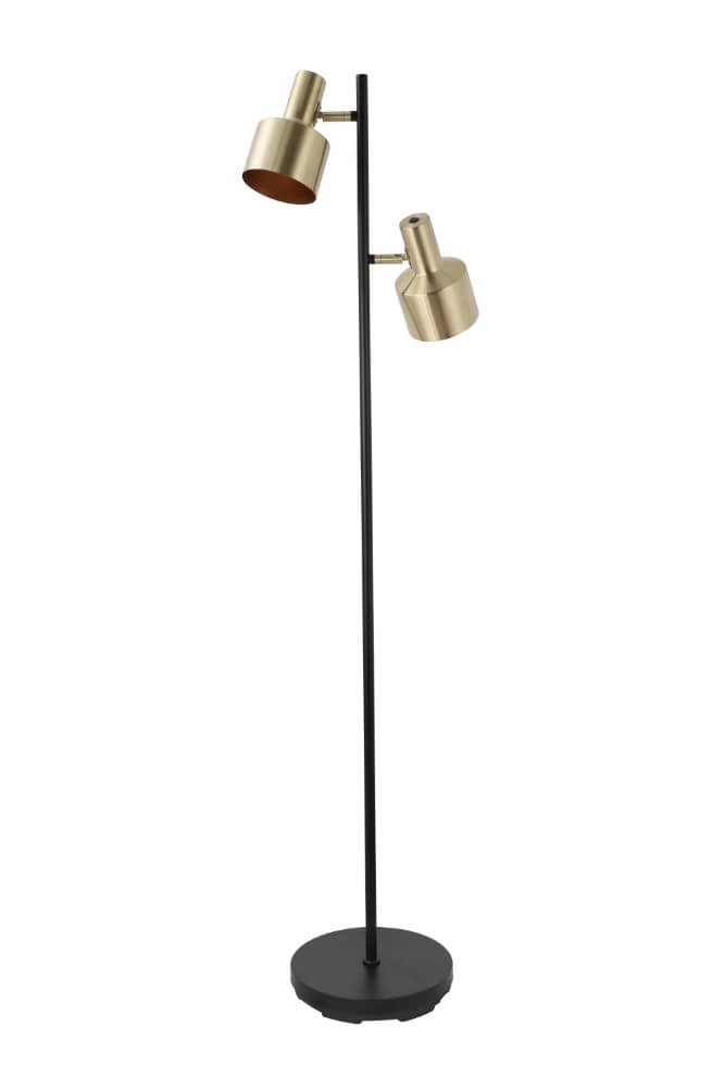 Stehlampe Twinkle schwarz mit gold Artdelight 8719831730667