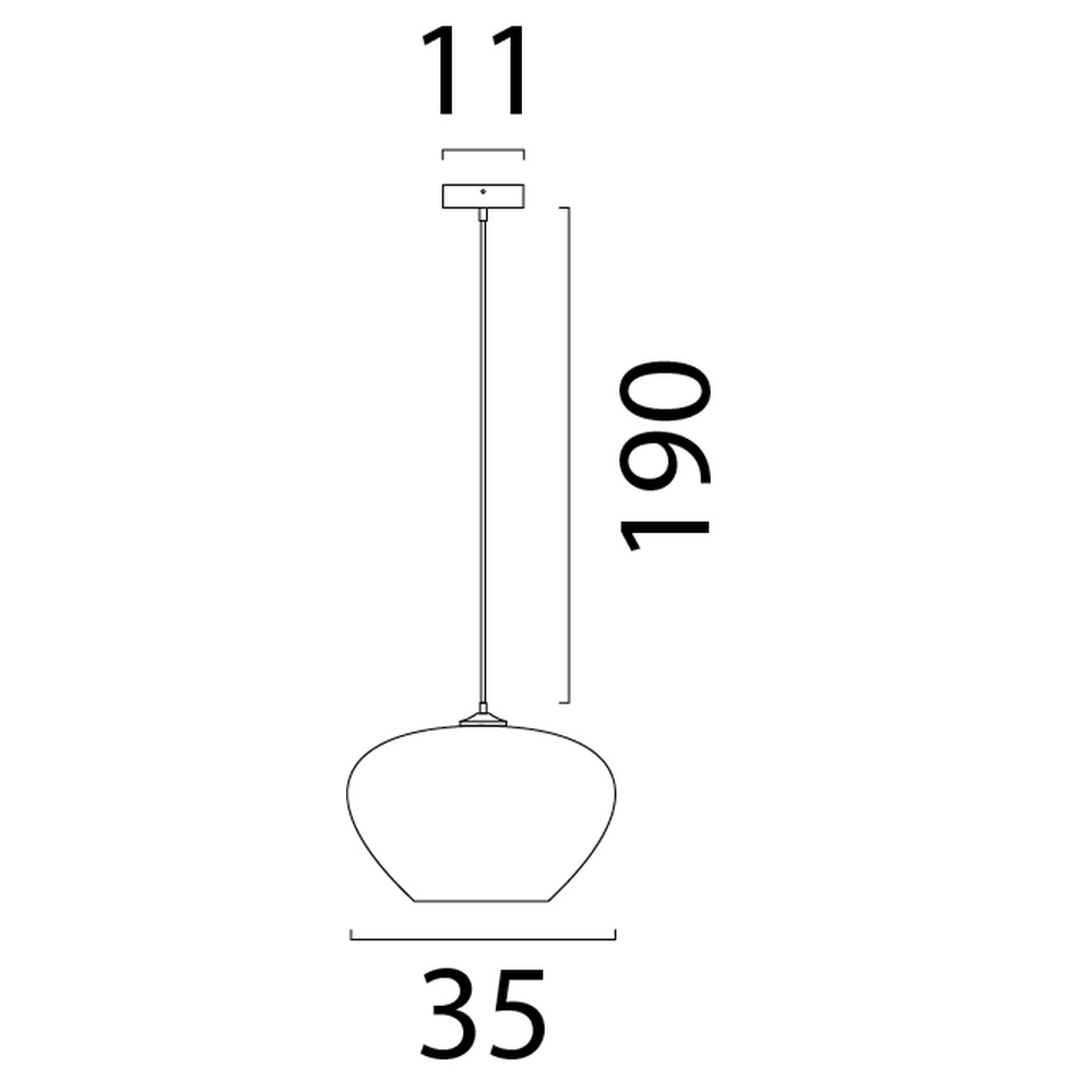 Denken Sie an eine Papier-Pendellampe Cartone Ø 35cm Masterlight 8718121396699