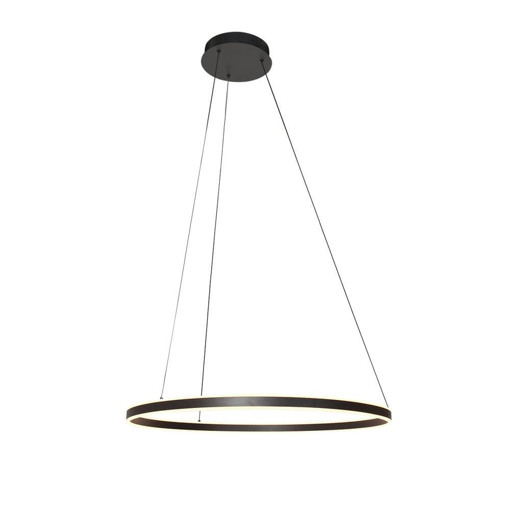 Design-Pendelleuchte Ringlux schwarz Ø 80cm Steinhauer 8712746171570