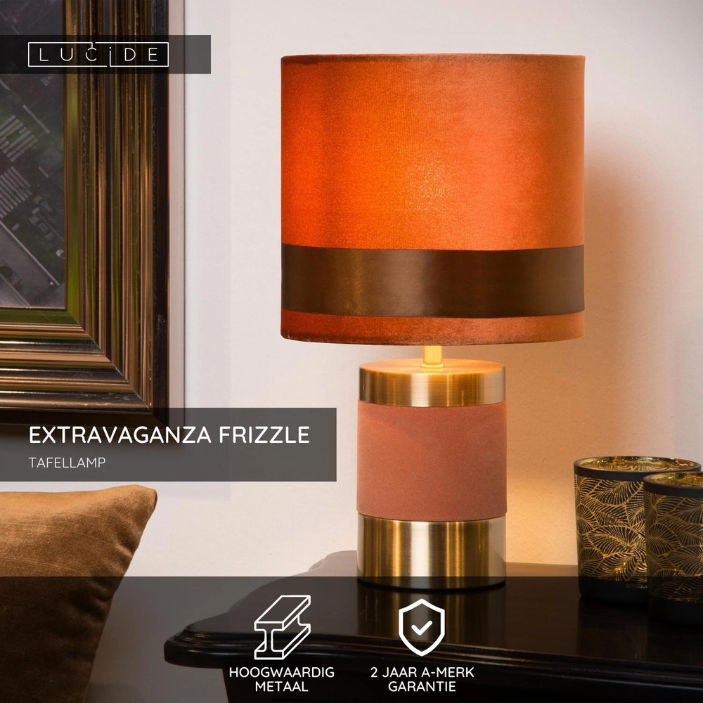 Design-Tischlampe Extravaganza Frizzle Braun Lucide 5411212105271