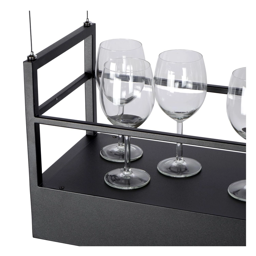 Schwarze Pendellampe Miravelle Konstruktion Lucide 5411212211439