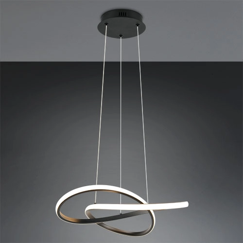 Design-Pendellampe Mansa Schwarz Trio 4017807682144