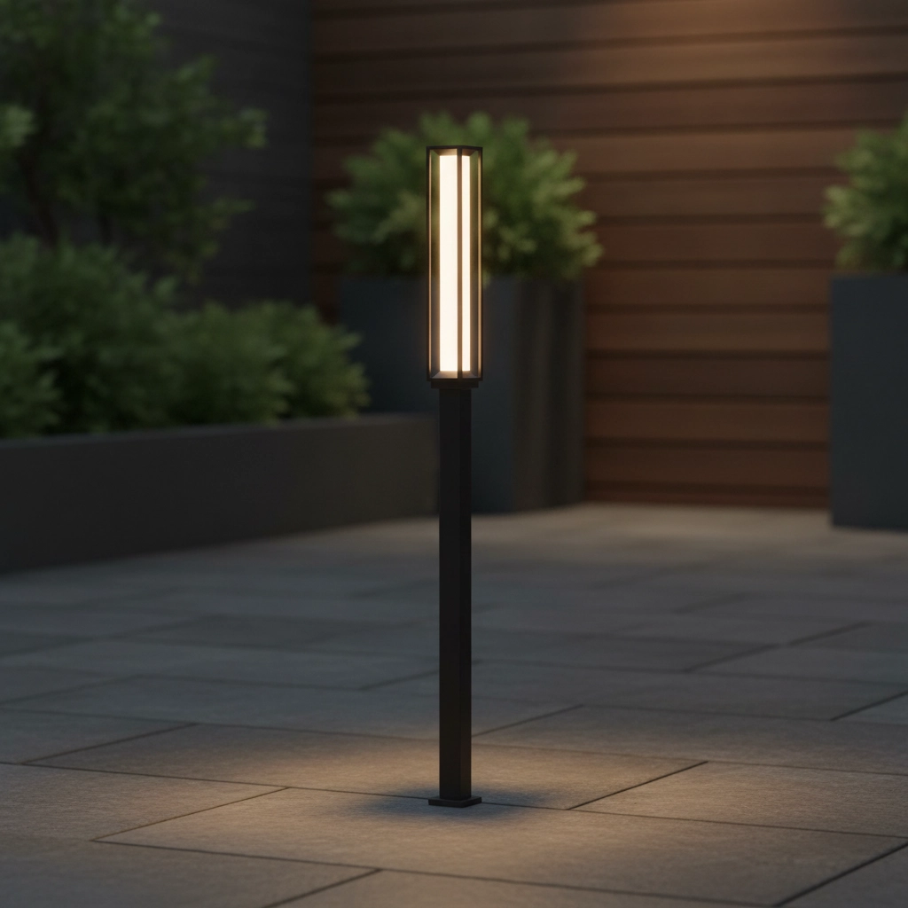 Design-Gartenleuchte Solstice Quadrat