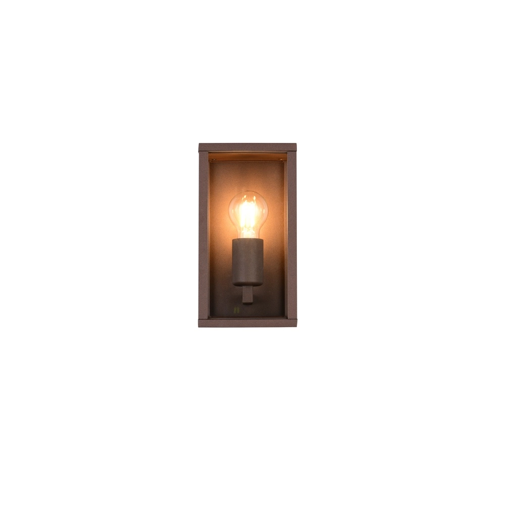 Moderne Wandlampe Garonne S rostbraun Trio 4017807687378