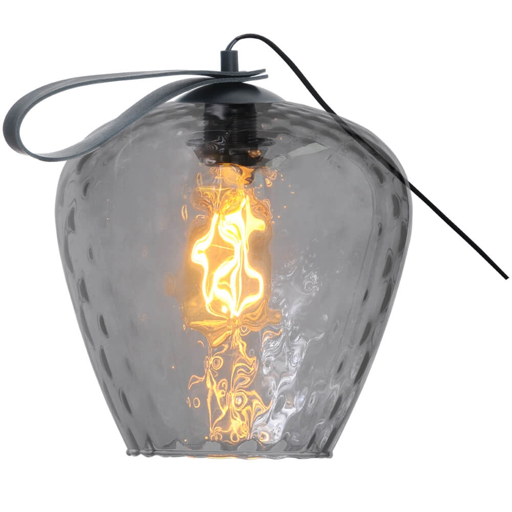 Tischlampe Porto Tragen Sie es mit Diamond Smoke-Glas
