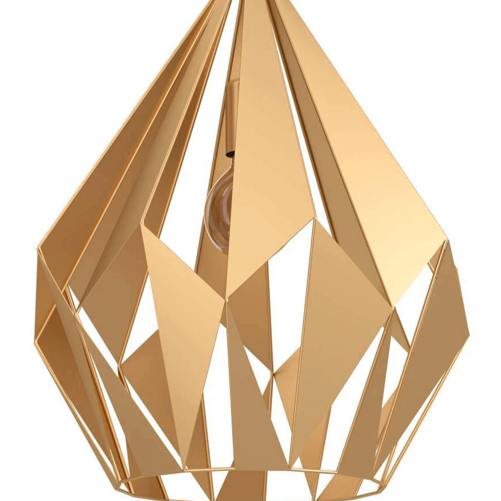 Goldene Hängelampe Carlton Ø 38,5cm Eglo 9002759438159