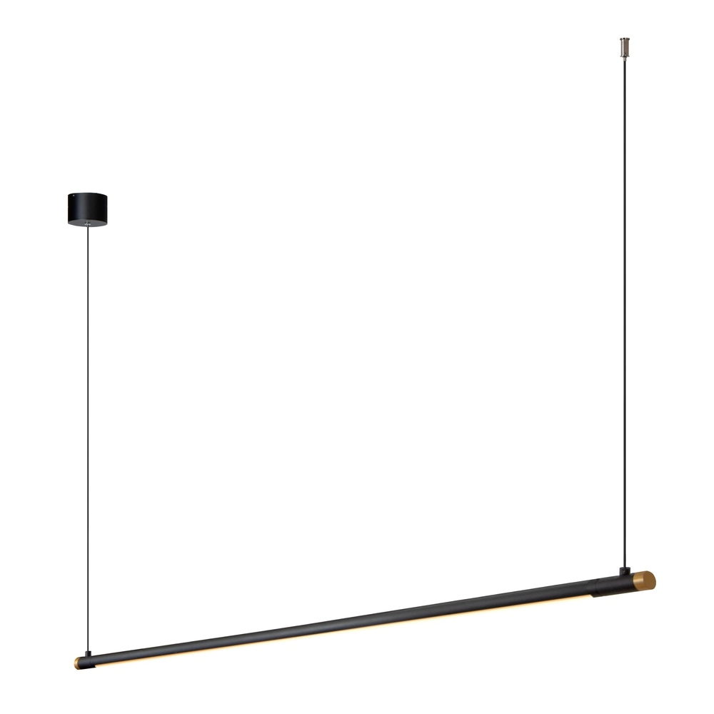 Elegante Pendellampe Marnik Schwarz 150 cm Premium by Lucide 5411212421210