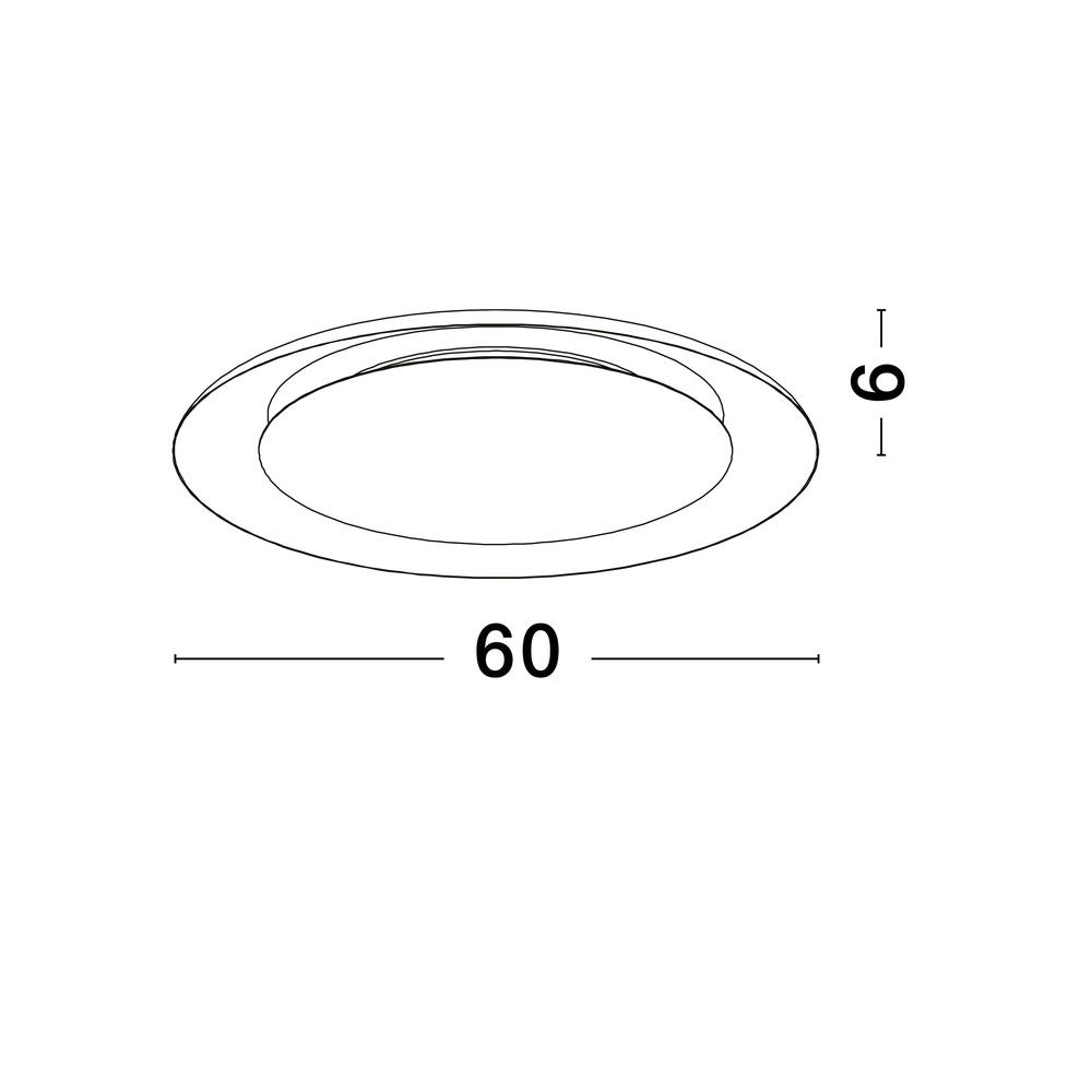 Design-Deckenleuchte Epos Ø 60cm weiß Lyora 5212017463180