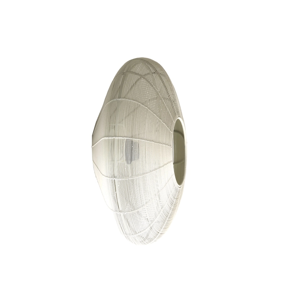 Metalldeckenlampe Bahoto Ø 40cm – matte Creme Light & Living 8717807706012