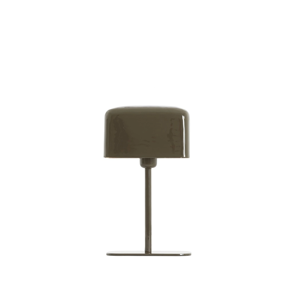 Nachttischlampe Elenie 20x10 cm – glänzend dunkelbraun Light & Living 8717807818746