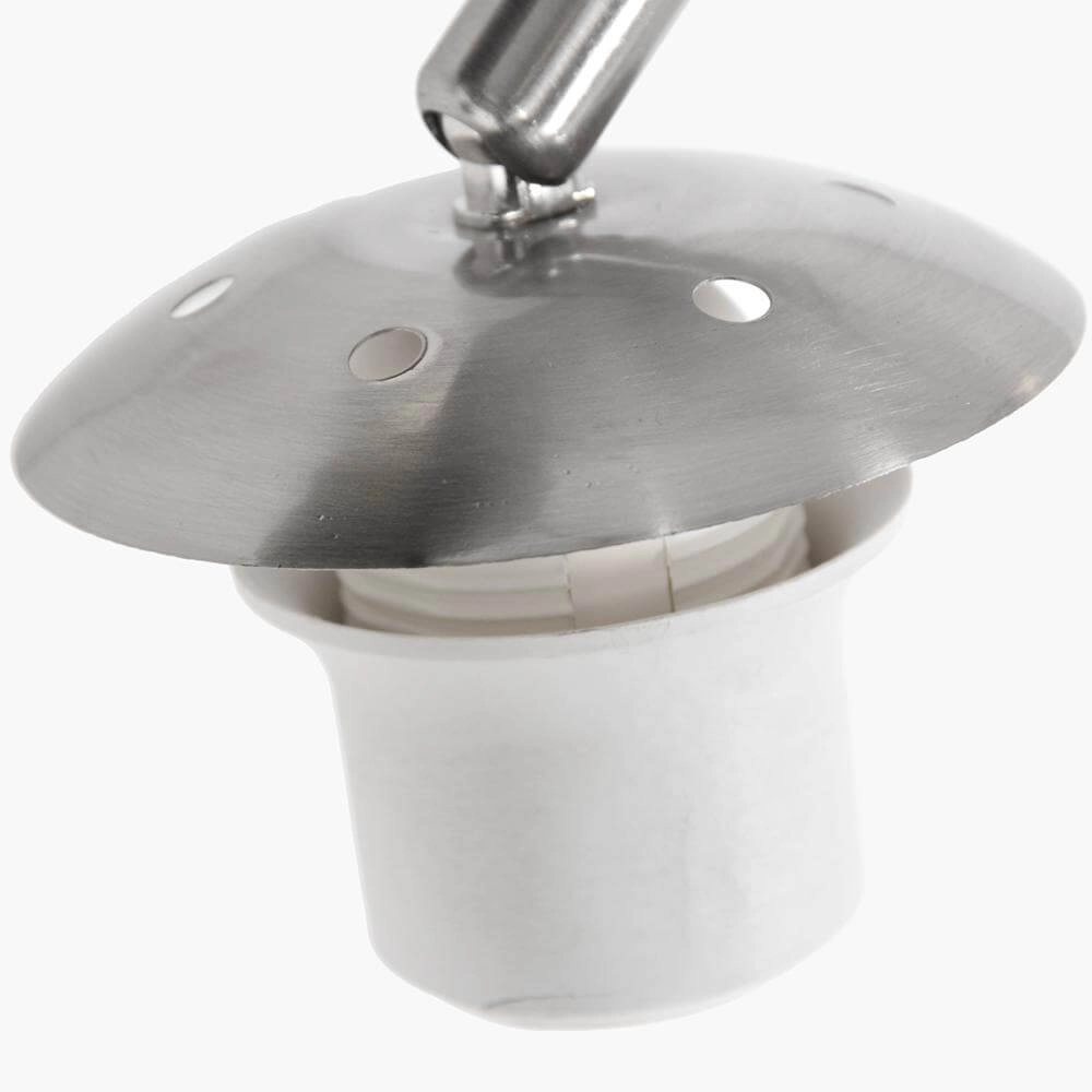 Bogenlampe Sparkled Light Metall mit schwarzem Schirm Steinhauer 8712746175516